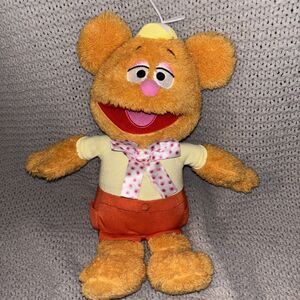 Disney Muppet Babies FOZZIE BEAR 14” Talking Laughing Plush Toy Just Play TESTED
